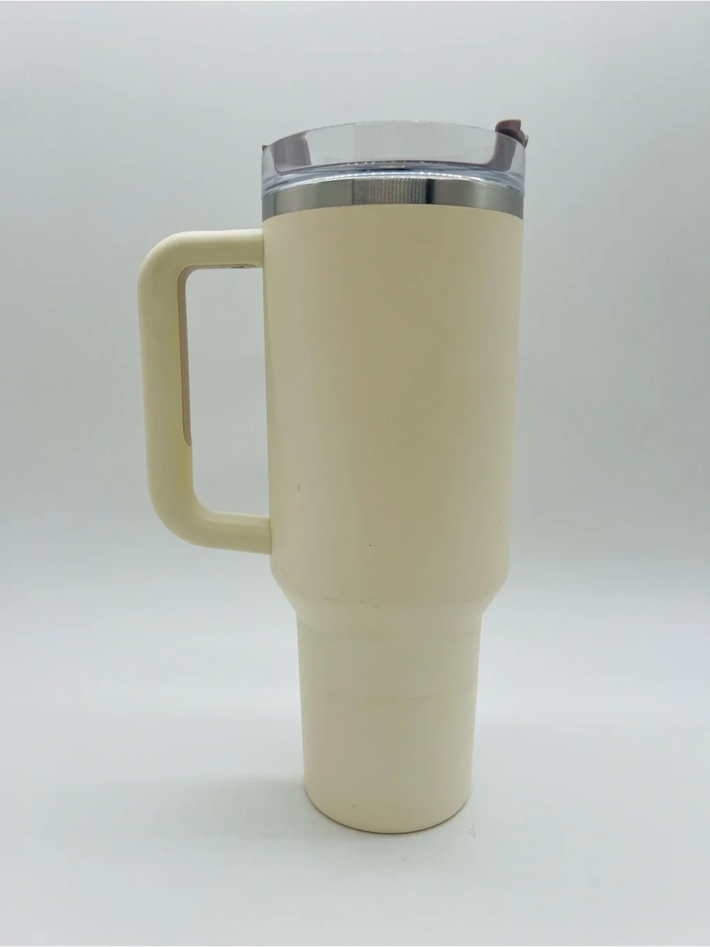 Stanley Cream Insulated Travel Mug with Handle 40 Ounces - Picture 4 of 12